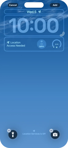 To customise the way the lock screen date is displayed, press the date widget and follow the instructions on the screen to select the required widget display mode. To customise the way the lock screen date is displayed, press the date widget and follow the instructions on the screen to select the required widget display mode.