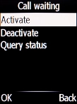 Select Activate to turn on the function.