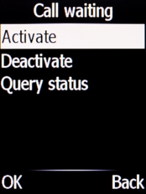 Select Activate to turn on the function.