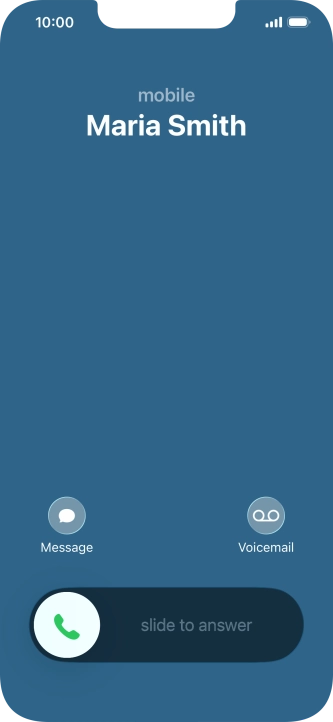 Press Voicemail when you get a call. Press Voicemail when you get a call.