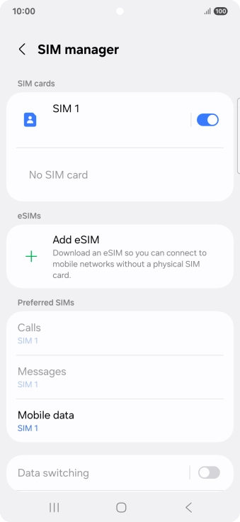 Press the Home key to return to the home screen.