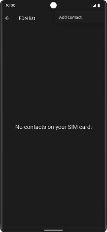 Press Add contact. Press Add contact.