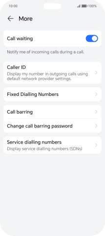 Press Fixed Dialling Numbers.