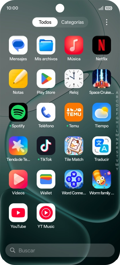 Abre YouTube y desplázate al vídeo deseado.