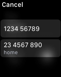 Press the required number. Press the required number.