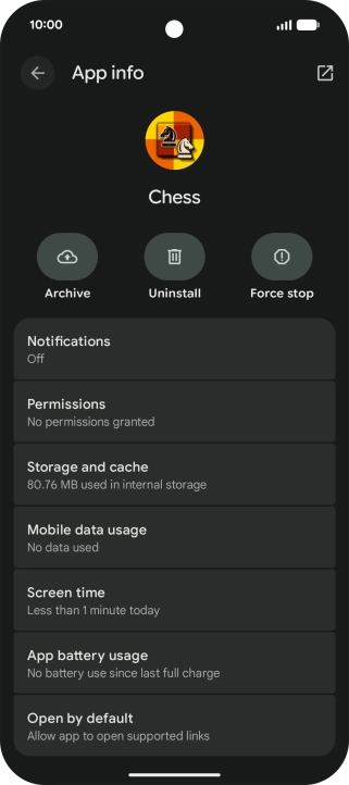Press Storage and cache. Press Storage and cache.