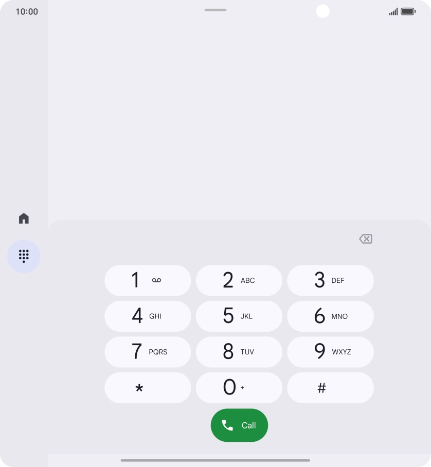 Press and hold number key 1 to call voicemail. Follow the instructions to listen to your messages.