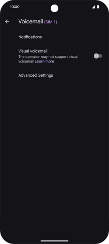 Press Advanced Settings. Press Advanced Settings.