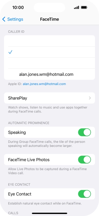 Press SharePlay. Press SharePlay.