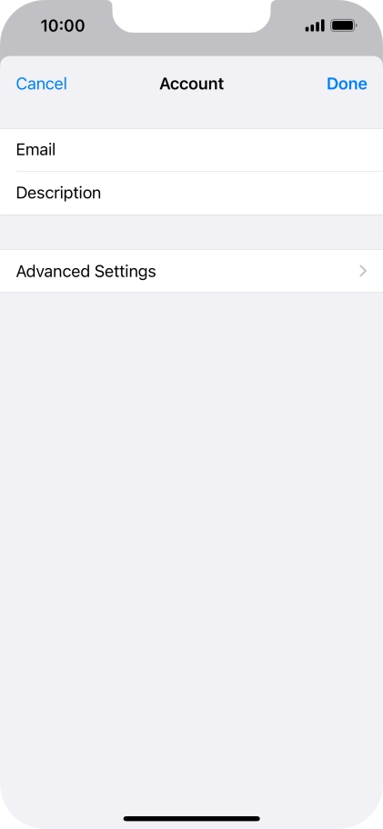 Press Advanced Settings. Press Advanced Settings.