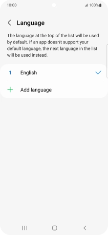 Press Add language. Press Add language.