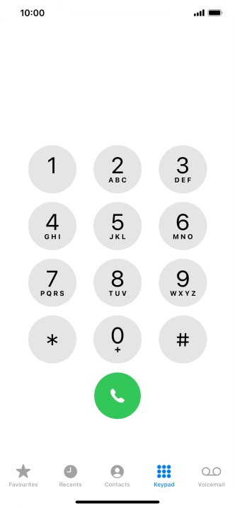 Press Keypad.