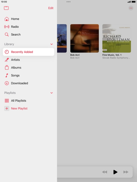 Press New Playlist.
