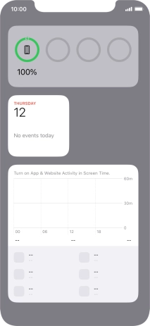 Press and hold the required Widget Stack. Press and hold the required Widget Stack.