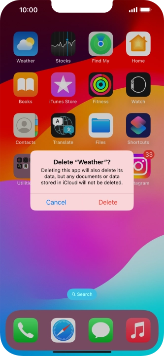 Press Delete.