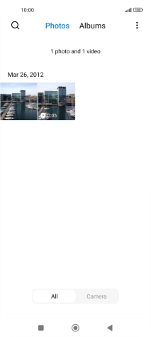 Press and hold the required picture or video clip.