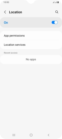 Press App permissions. Press App permissions.