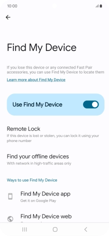 Press the Home key to return to the home screen. Press the Home key to return to the home screen.