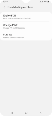 Press FDN list.
