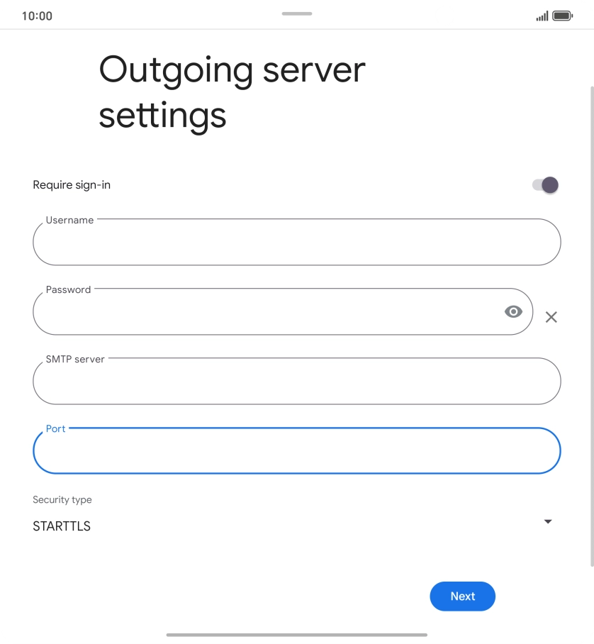 Press the drop down list below Press the drop down list below