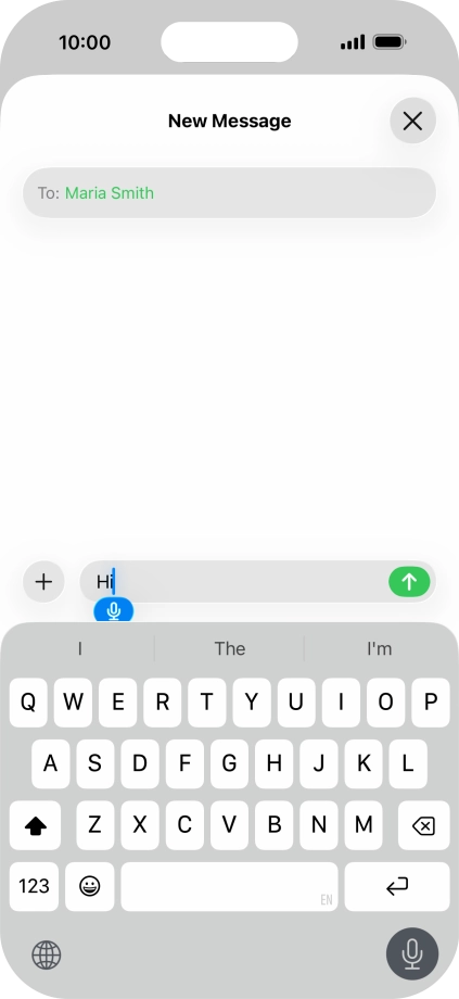 Press the microphone icon to end dictation. Press the microphone icon to end dictation.