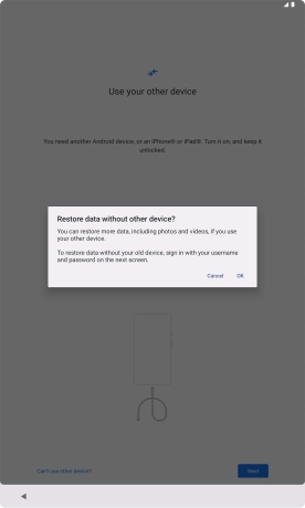 Press OK. Press OK.
