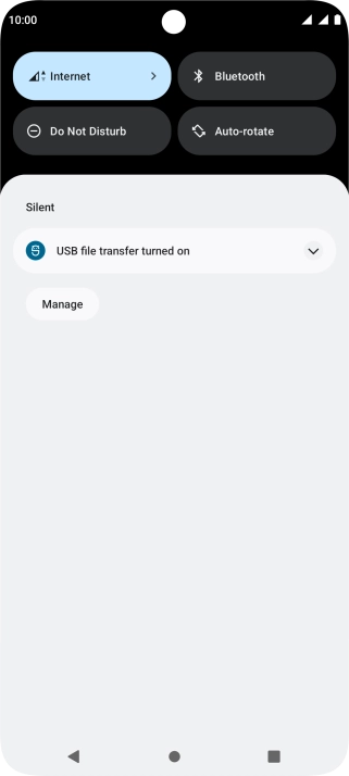 Press the drop down list.