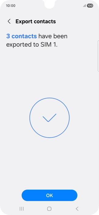 Press OK. Press OK.