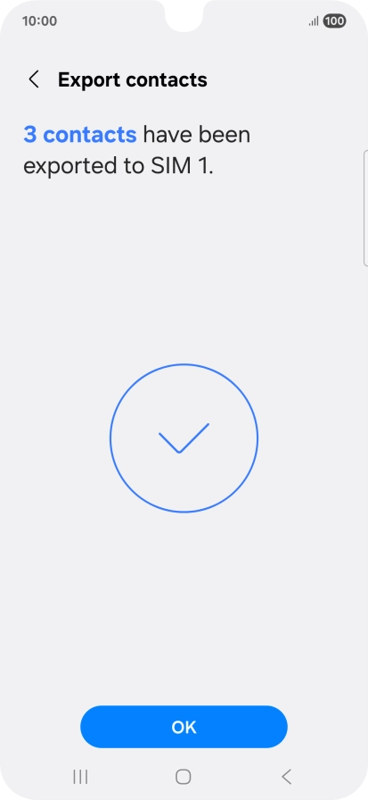 Press OK. Press OK.