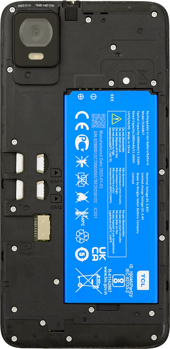 Place the memory card as illustrated next to the memory card holder.