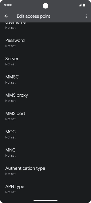 Press MCC.