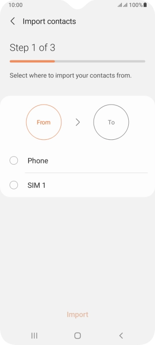 Press the name of the SIM. Press the name of the SIM.