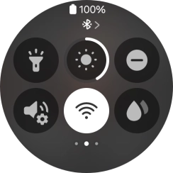 Press the Wi-Fi icon to turn the function on or off. Press the Wi-Fi icon to turn the function on or off.