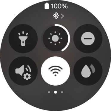 Press the Wi-Fi icon to turn the function on or off. Press the Wi-Fi icon to turn the function on or off.