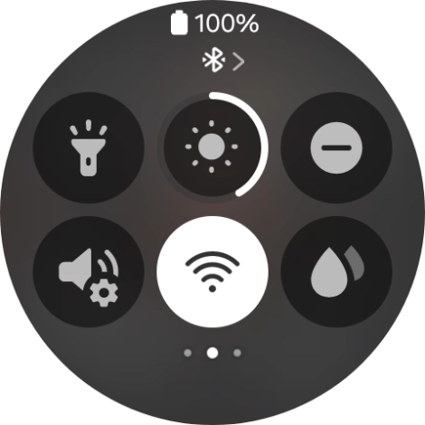 Press the Wi-Fi icon to turn the function on or off. Press the Wi-Fi icon to turn the function on or off.