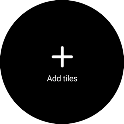 Press Add tiles.