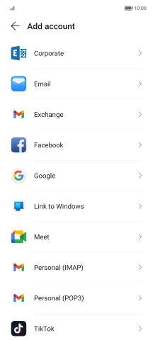 Press Google.