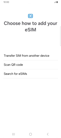 Press Scan QR code.
