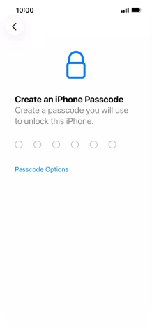 Press Passcode Options. Press Passcode Options.