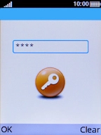 Key in a new four-digit PIN and press the Left selection key. Key in a new four-digit PIN and press the Left selection key.