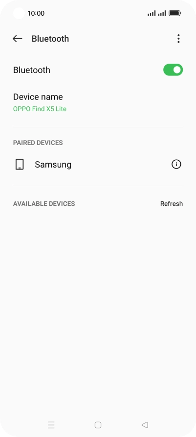 Press the Home key to return to the home screen. Press the Home key to return to the home screen.