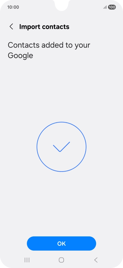 Press OK. Press OK.