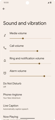 Press Phone ringtone. Press Phone ringtone.
