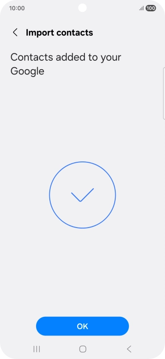 Press OK. Press OK.