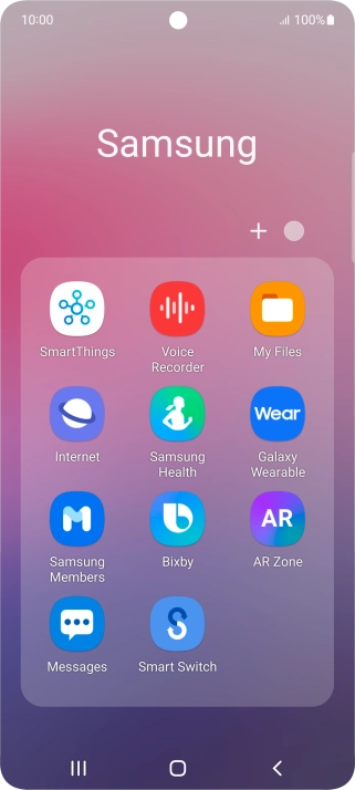 Press Bixby.