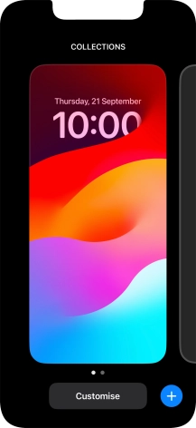 Press the add icon. Press the add icon.