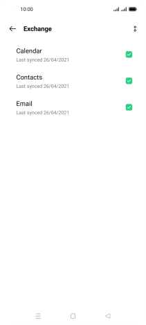 Press the menu icon.