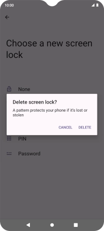 Press DELETE.