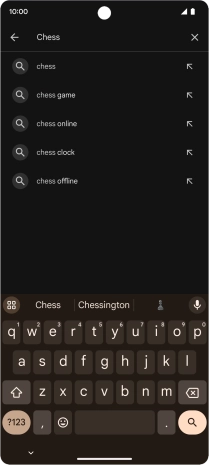 Key in the name or subject of the required app and press the search icon. Key in the name or subject of the required app and press the search icon.