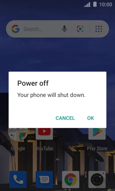 Press OK. Press OK.